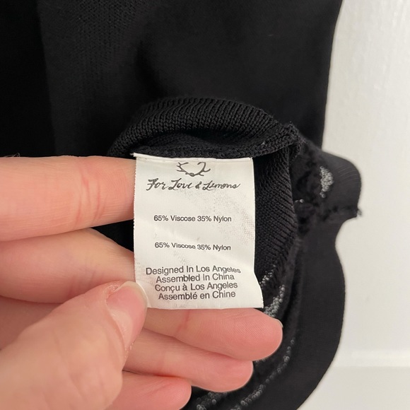 For Love & Lemons Black Rivington Mini Dress - Picture 9 of 9